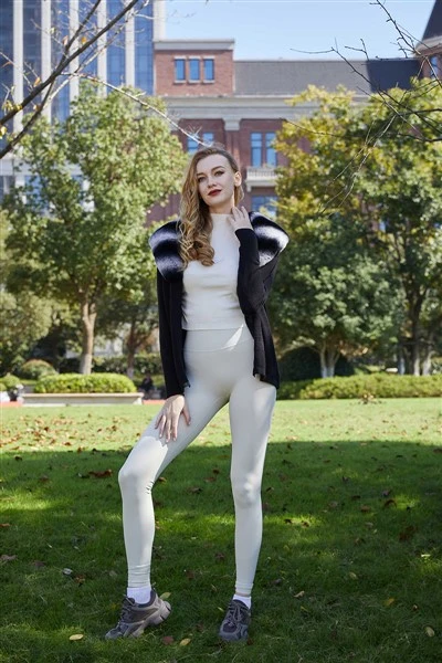 Siwmper Ffwr Cashmere
